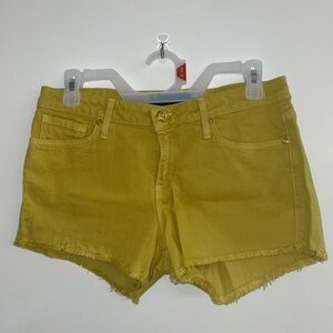 Women's Yellow Shorts